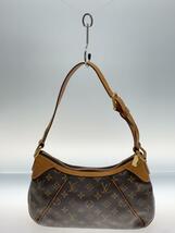 LOUIS VUITTON◆テムズPM/モノグラム・キャンバス/ハンドバッグ/レザー/BRW/M56384_画像3