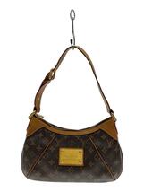 LOUIS VUITTON◆テムズPM/モノグラム・キャンバス/ハンドバッグ/レザー/BRW/M56384_画像1