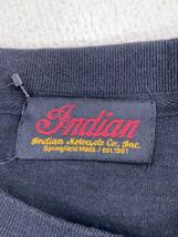 Indian Motorcycle◆Tシャツ/M/コットン/BLK_画像3