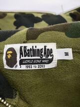 A BATHING APE◆ジップパーカー/M/コットン/KHK/001ZPI731902C_画像3