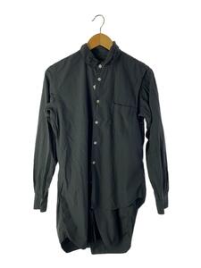 COMME des GARCONS HOMME PLUS◆19AW/SPUN BROAD GARMENT TREATED SHIRT/長袖シャツ/XS/グレー
