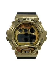 CASIO◆クォーツ腕時計_G-SHOCK/デジタル/GLD/BLK