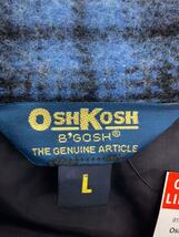 OshKosh B’Gosh◆ジャケット/L/ウール/BLU/オンブレCK/765-5005_画像3