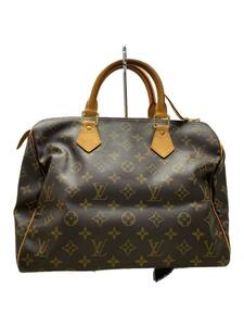 LOUIS VUITTON◆1)スピーディ30_モノグラム・キャンバス_BRW/PVC/BRW