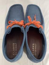 Clarks◆シューズ/26.5cm/NVY/スウェード/11826_画像3