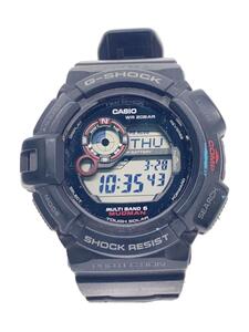 CASIO◆クォーツ腕時計/デジタル/ラバー/BLK/BLK/GW-9300