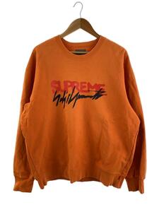 Supreme◆20AW/supreme yohji yamamoto crewneck/L/コットン/ORN