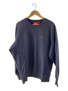 Supreme◆small box logo crewneck/XL/コーデュロイ/ネイビー