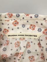 GRANDMA MAMA DAUGHTER◆半袖シャツ/0/コットン/WHT/花柄/GS2041281-200401_画像3