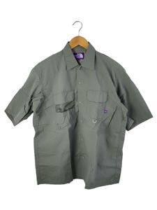 THE NORTH FACE PURPLE LABEL◆FIELD H/S SHIRT_フィールドハーフスリーブシャツ/M/ナイロン/GRY