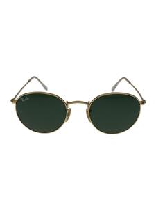 Ray-Ban◆サングラス/-/チタン/GLD/GRY/メンズ/RB3447/ROUND METAL