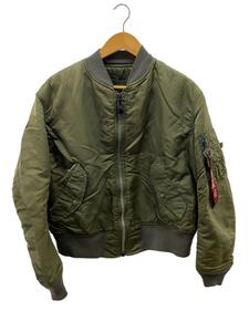 ALPHA INDUSTRIES◆ブルゾン/M/ポリエステル/KHK/無地/mil-j-82790j