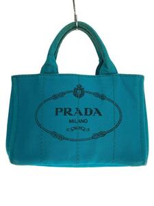 PRADA◆ハンドバッグ/キャンバス/ORN