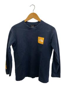 THE NORTH FACE◆L/S SQUARE LOGO SLEEVE TEE_ロングスリーブ スクエア ロゴ スリーブ ティー/S/コッ