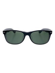 Ray-Ban◆サングラス/ウェリントン/プラスチック/BLK/BLK/メンズ/RB 2132-F