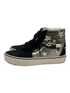 VANS◆ハイカットスニーカー/23.5cm/BLK