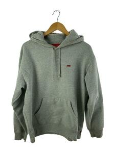 Supreme◆22SS/Enamel Small Box Hooded Sweatshirt/パーカー/M/コットン/GRY