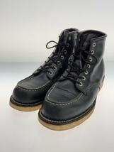 RED WING◆レースアップブーツ/US8.5/BLK/レザー/8179_画像2