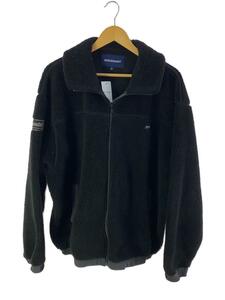 DESCENDANT◆MANCHOT FLEECE JACKET/フリースジャケット/3/BLK/袖内回り使用感有