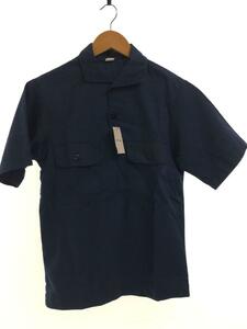 US.NAVY◆半袖シャツ/70s/XS/コットン/NVY/8405-466-0351//