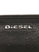 DIESEL◆2つ折り財布/レザー/BLK/無地/メンズ//_画像3