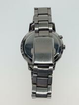 CITIZEN◆ATESSA/ECO-DRIVEソーラー腕時計/アナログ/ステンレス/WHT/SLV/SS/GN-4-S→12//_画像5