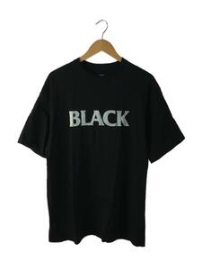 SEQUEL◆Tシャツ/XL/コットン/BLK/SQ-22SS-ST-03//