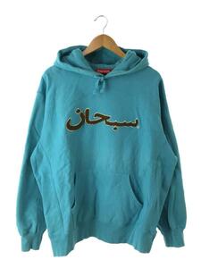 Supreme◆Arabic Logo Hooded Sweatshirt/L/コットン/BLU//