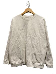 snow peak◆Recycled Cotton Sweat Crewneck スウェット/L/コットン/CRM/SW-22SU401//