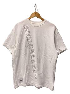 WTAPS◆Tシャツ/2/コットン/WHT/無地/232atdt-csm01//