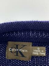 Calvin Klein◆セーター(厚手)/S/ウール/NVY/RNH1810_画像3