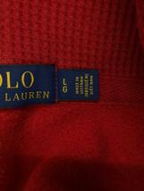 POLO RALPH LAUREN◆ジップパーカー/L/コットン/RED//_画像4