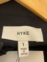 HYKE◆21SS/SMOCK DRESS/長袖ワンピース/1/レーヨン/BLK/212-16117//_画像3