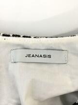 JEANASIS◆7GBIGカラーニットドッキングシャツ/長袖ブラウス/FREE/コットン/WHT/JS063638SB//_画像3