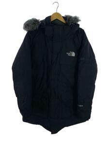 THE NORTH FACE◆MCMURDO PARKA_マクマードパーカー/XXL/ポリエステル/BLK/無地