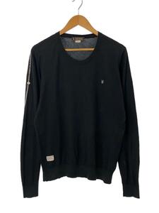 JOHN SMEDLEY◆セーター(薄手)/-/-/BLK/無地