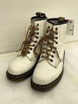 Dr.Martens◆8ホール/レースアップブーツ/US9/ホワイト/レザー/1460_画像2