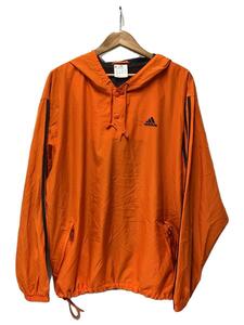 adidas◆00s/アノラックパーカー/ウエストドローコード付き/ジャケット/-/ポリエステル/ORN