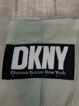 DKNY(DONNA KARAN NEW YORK)◆テーラードジャケット/-/リネン/CRM/チェック/OLD_画像3