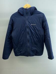 Marmot◆Insulation Hooded Jacket/ナイロンジャケット/S/ナイロン/NVY/TOMOJL62XB