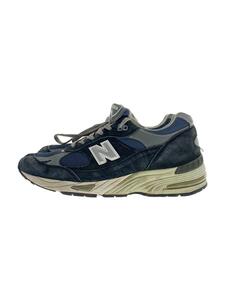 NEW BALANCE◆M991/ネイビー/Made in UK/UK7/NVY/スウェード