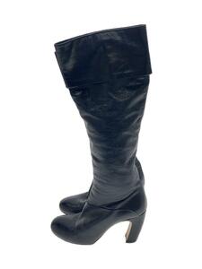 MIU MIU* long boots /37.5/ black / leather 