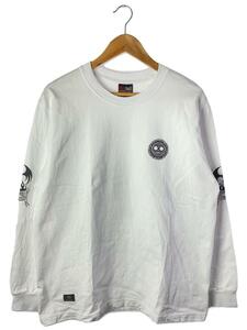 DEVILOCK◆長袖Tシャツ/XL/コットン/WHT