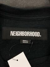 NEIGHBORHOOD◆23AW/BICOLOR CREWNECK LS/長袖Tシャツ/S/コットン/BLK/232UNNH-CSM04_画像3