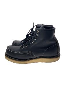 RED WING◆レースアップブーツ/23cm/BLK/レザー