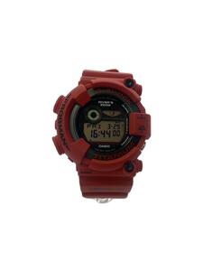 CASIO◆ソーラー腕時計_G-SHOCK/デジタル/RED