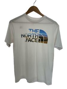 THE NORTH FACE◆Tシャツ/M/コットン/WHT/nt31831a