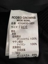 RODEO CROWNS◆スタジャン/FREE/ポリエステル/BLK/420GAR30-162V_画像4