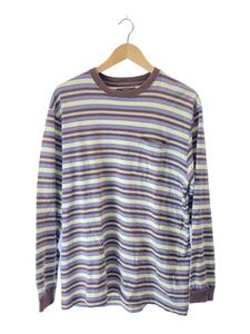 BEAMS +◆長袖Tシャツ/XL/コットン/マルチカラー/ボーダー/38-14-0013-048