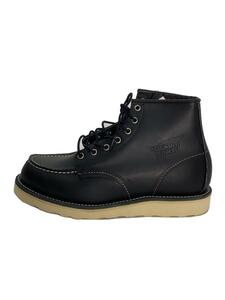 RED WING◆IRISH SETTER MOC TOE BOOTS/06年/ブーツ/US8.5/BLK/レザー/8130